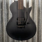 ESP LTD EC-FR Black Metal Eclipse Seymour Duncan Floyd Rose Black Satin Guitar LECFRBKMBLKS #0508 Used