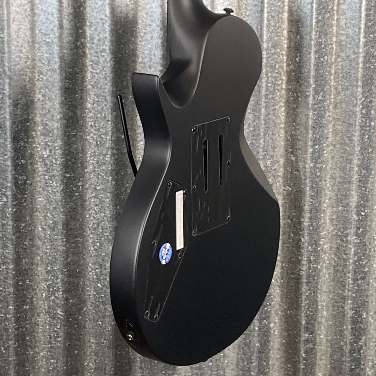 ESP LTD EC-FR Black Metal Eclipse Seymour Duncan Floyd Rose Black Satin Guitar LECFRBKMBLKS #0508 Used