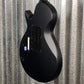 ESP LTD EC-FR Black Metal Eclipse Seymour Duncan Floyd Rose Black Satin Guitar LECFRBKMBLKS #0508 Used