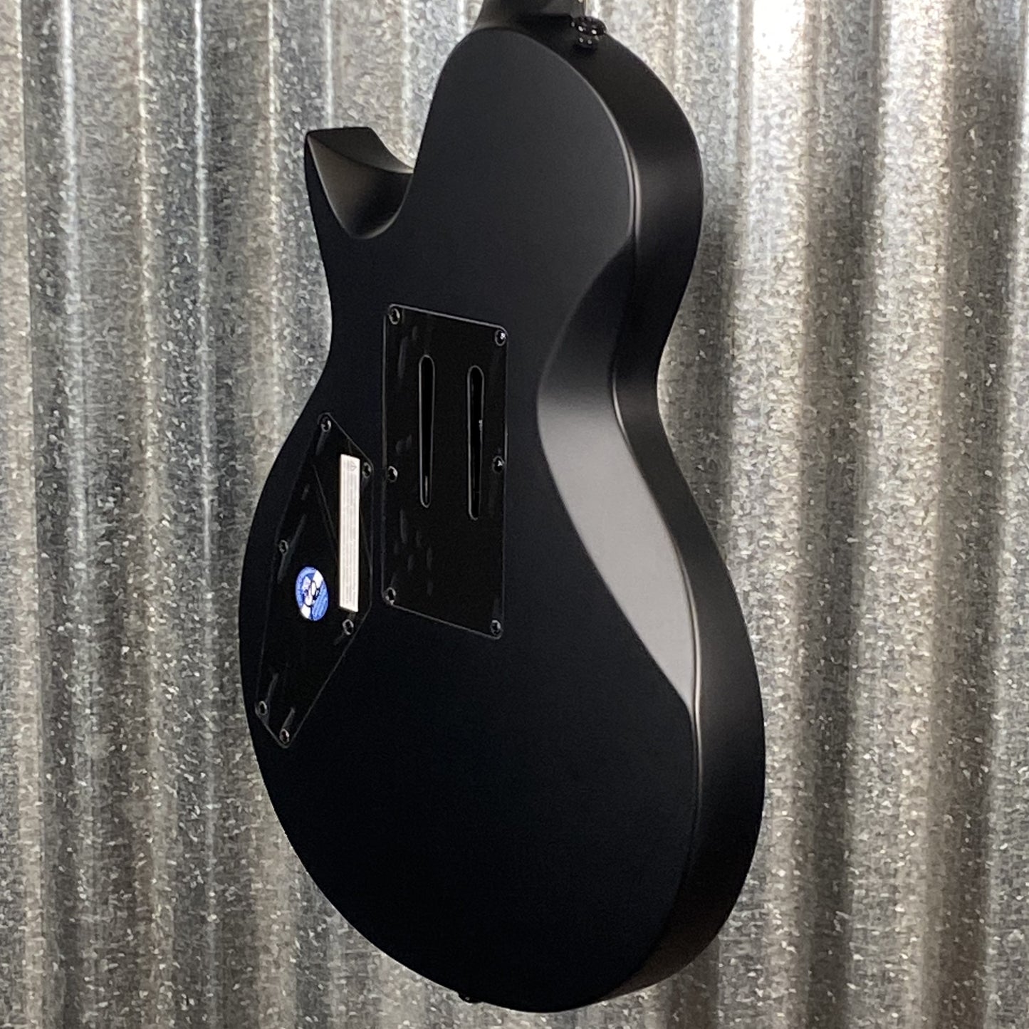 ESP LTD EC-FR Black Metal Eclipse Seymour Duncan Floyd Rose Black Satin Guitar LECFRBKMBLKS #0508 Used
