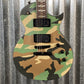 ESP LTD EC-1000 Woodland Camo Satin Fishman Fluence Guitar EC1000WCS #0304 Used