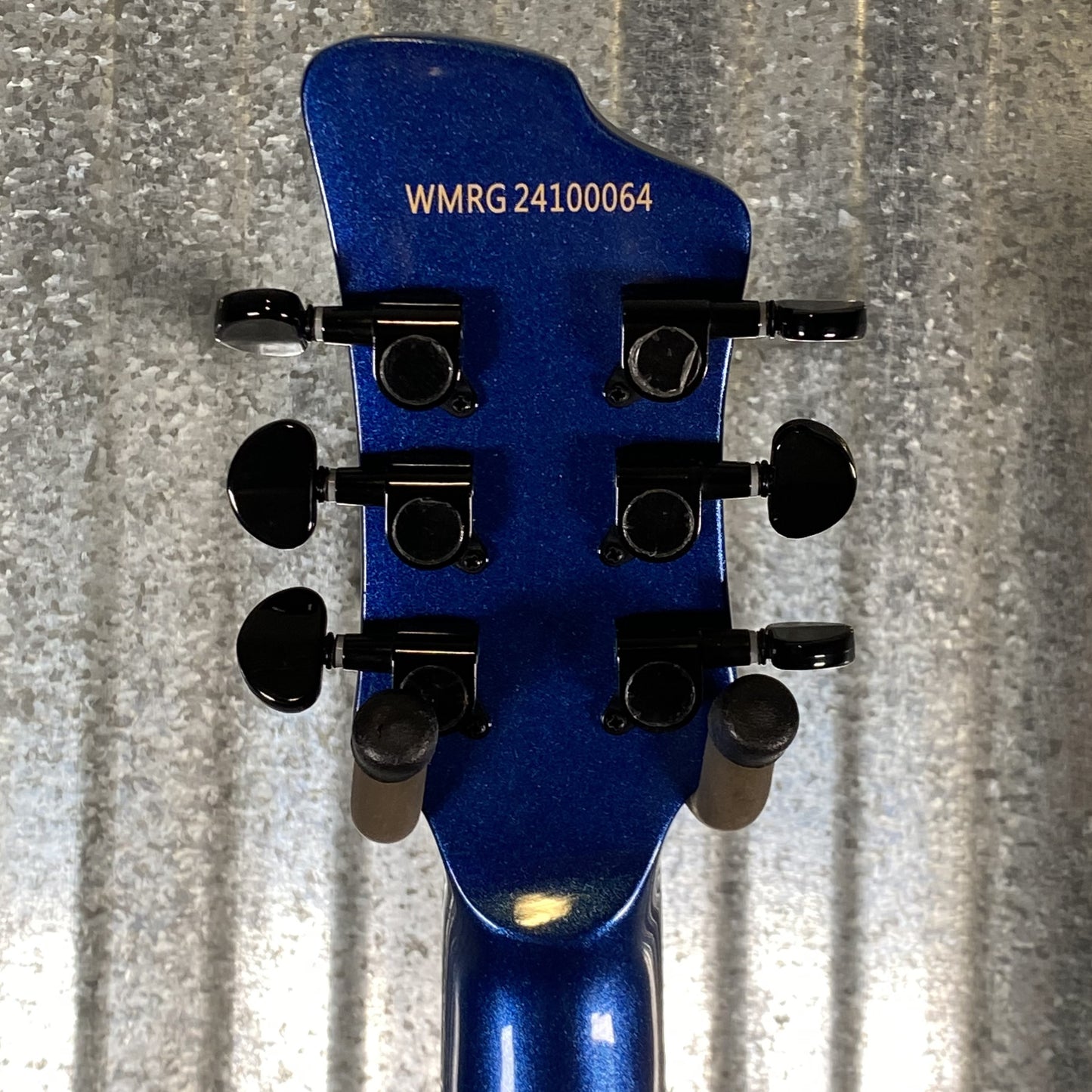 Westcreek Guitars Mirage T Bird Style Dual Humbucker Guitar Blue #0064 Used
