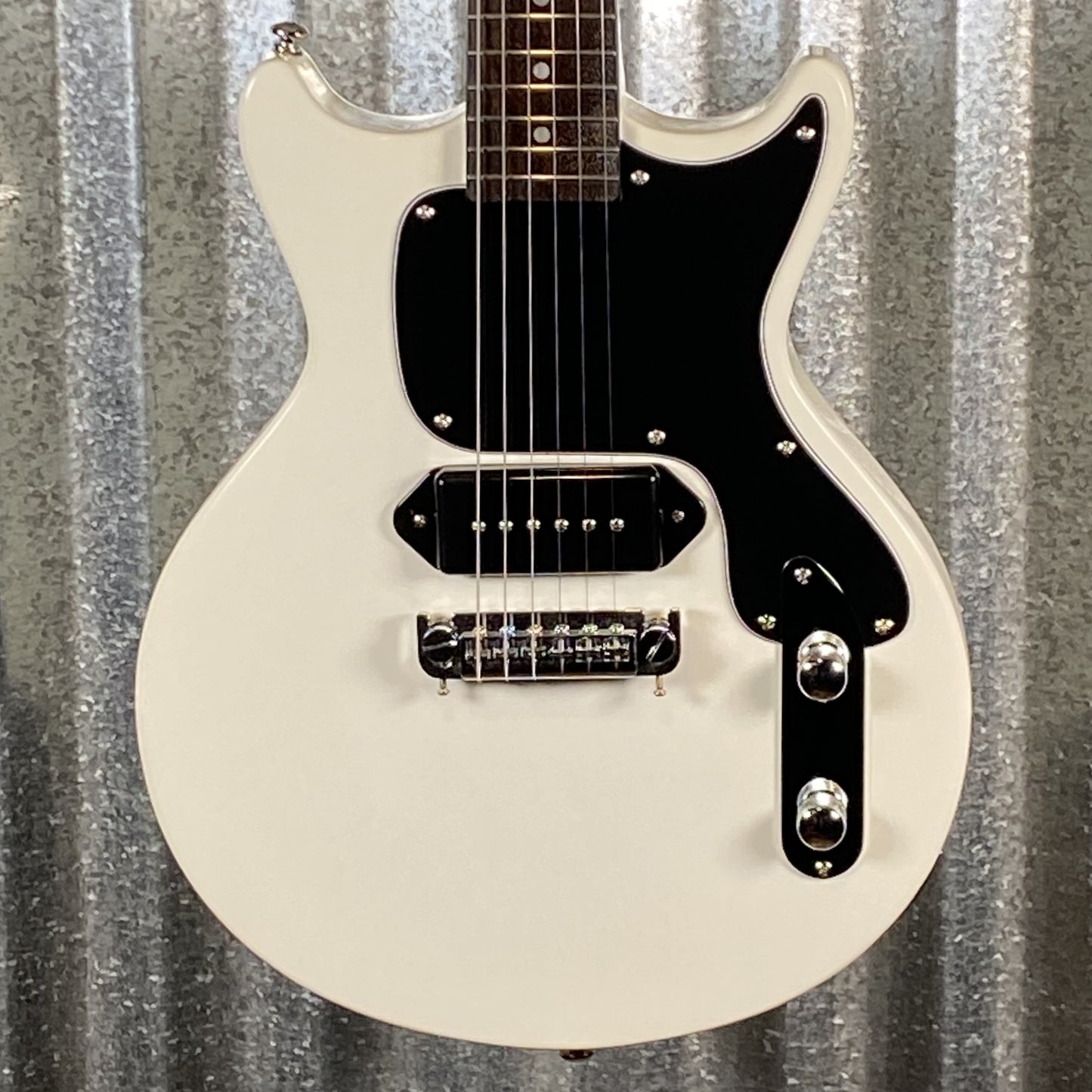 Westcreek Guitars DC LP Jr Style Double Cutaway Vintage White #0061 Used