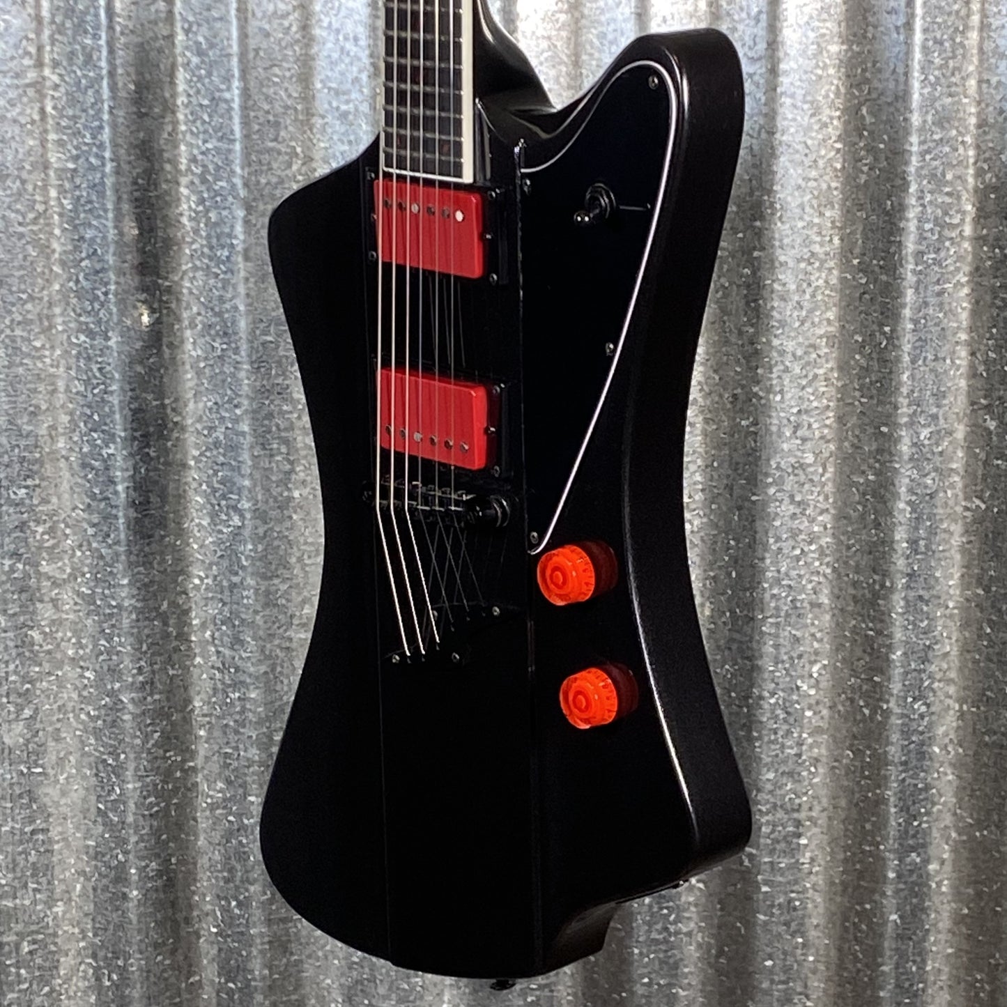 Westcreek Guitars Mirage T Bird Style Dual Humbucker Guitar Black #0037 Used