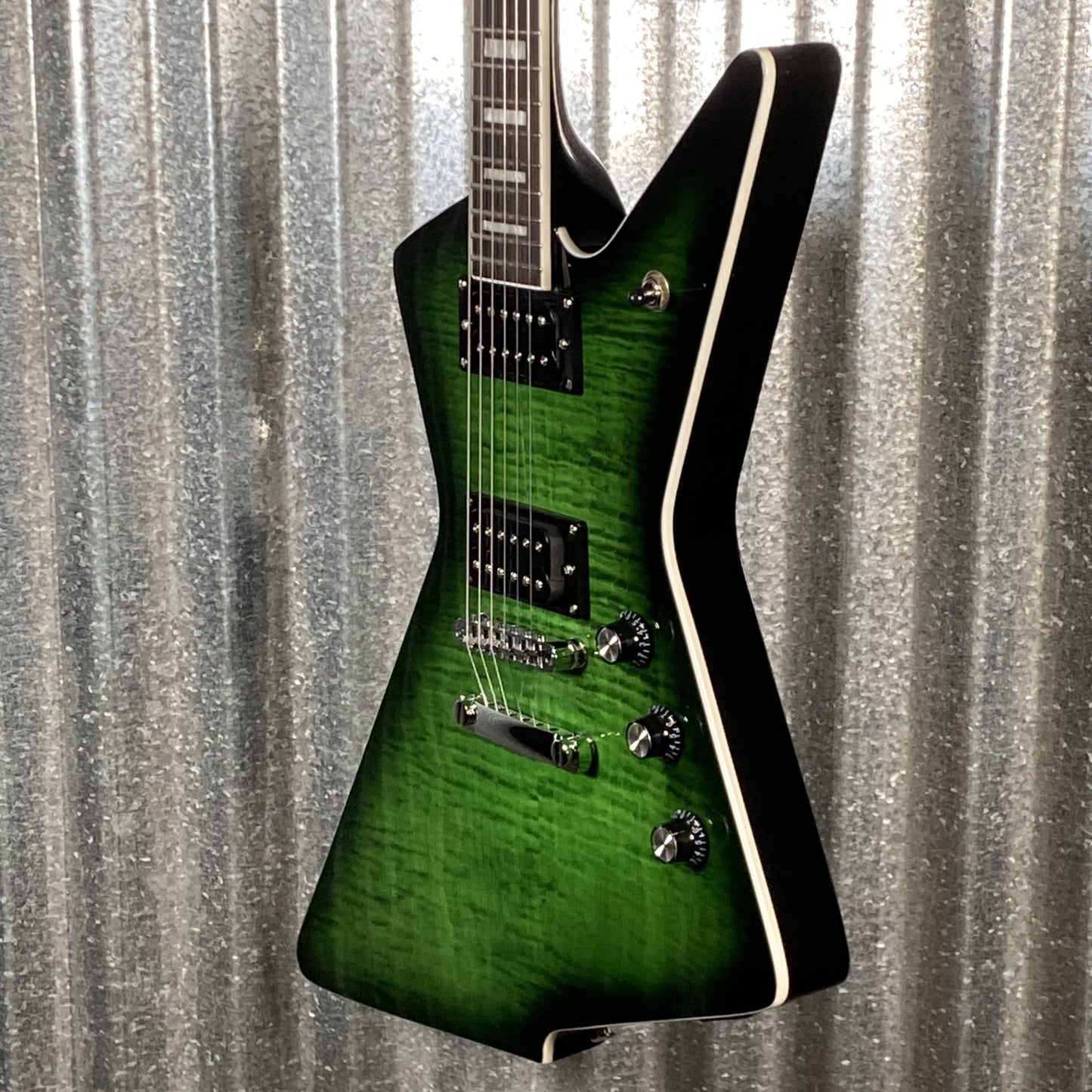 Westcreek Guitars Revenge Explorer Style Transparent Green #0097 Used