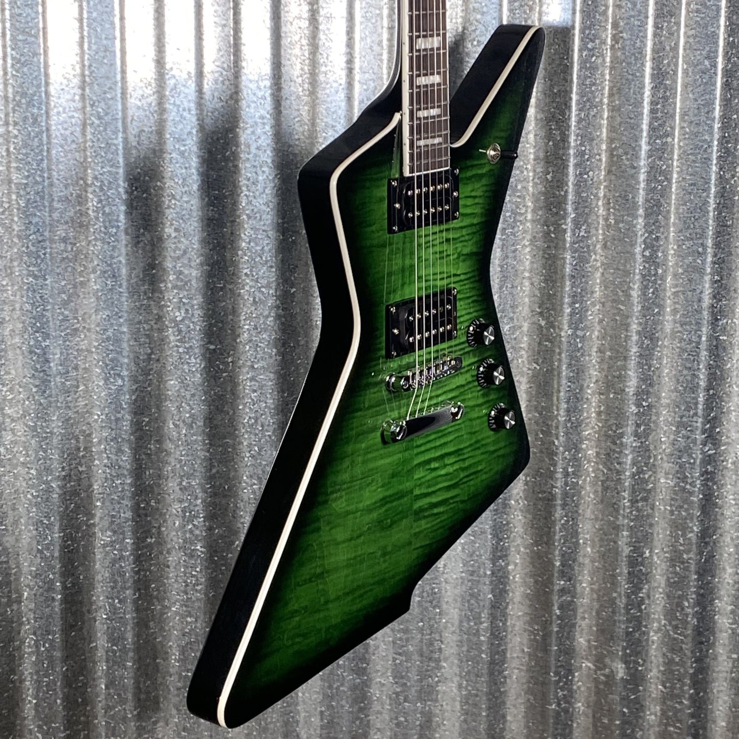 Westcreek Guitars Revenge Explorer Style Transparent Green #0049 Used