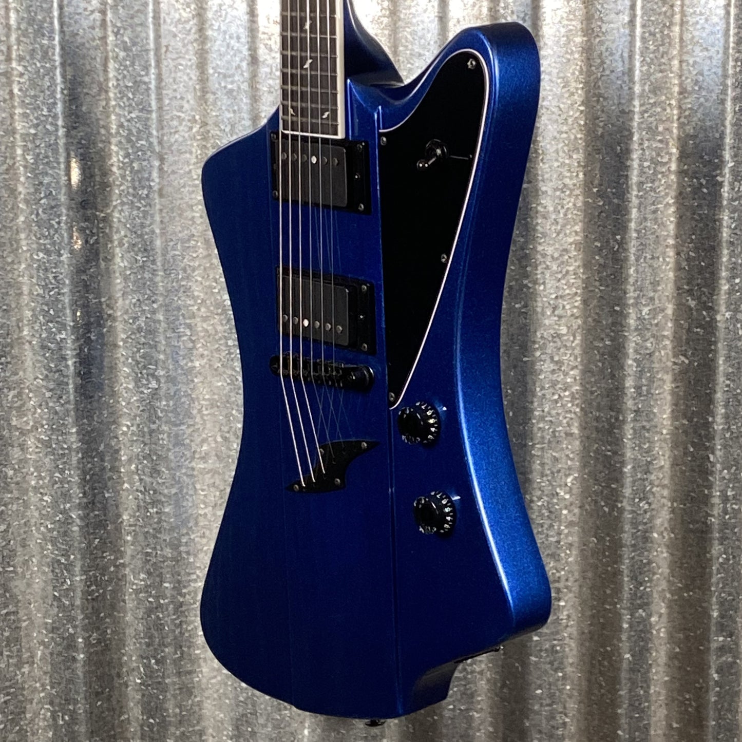 Westcreek Guitars Mirage T Bird Style Dual Humbucker Guitar Blue #0065 Used