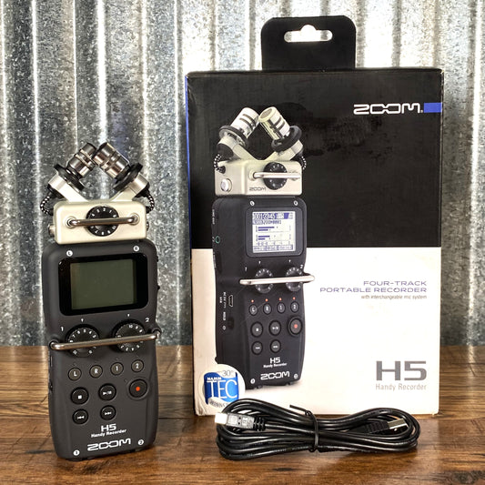 Zoom H5 Handy Portable 4 Track Recorder & 16GB SD Card Used