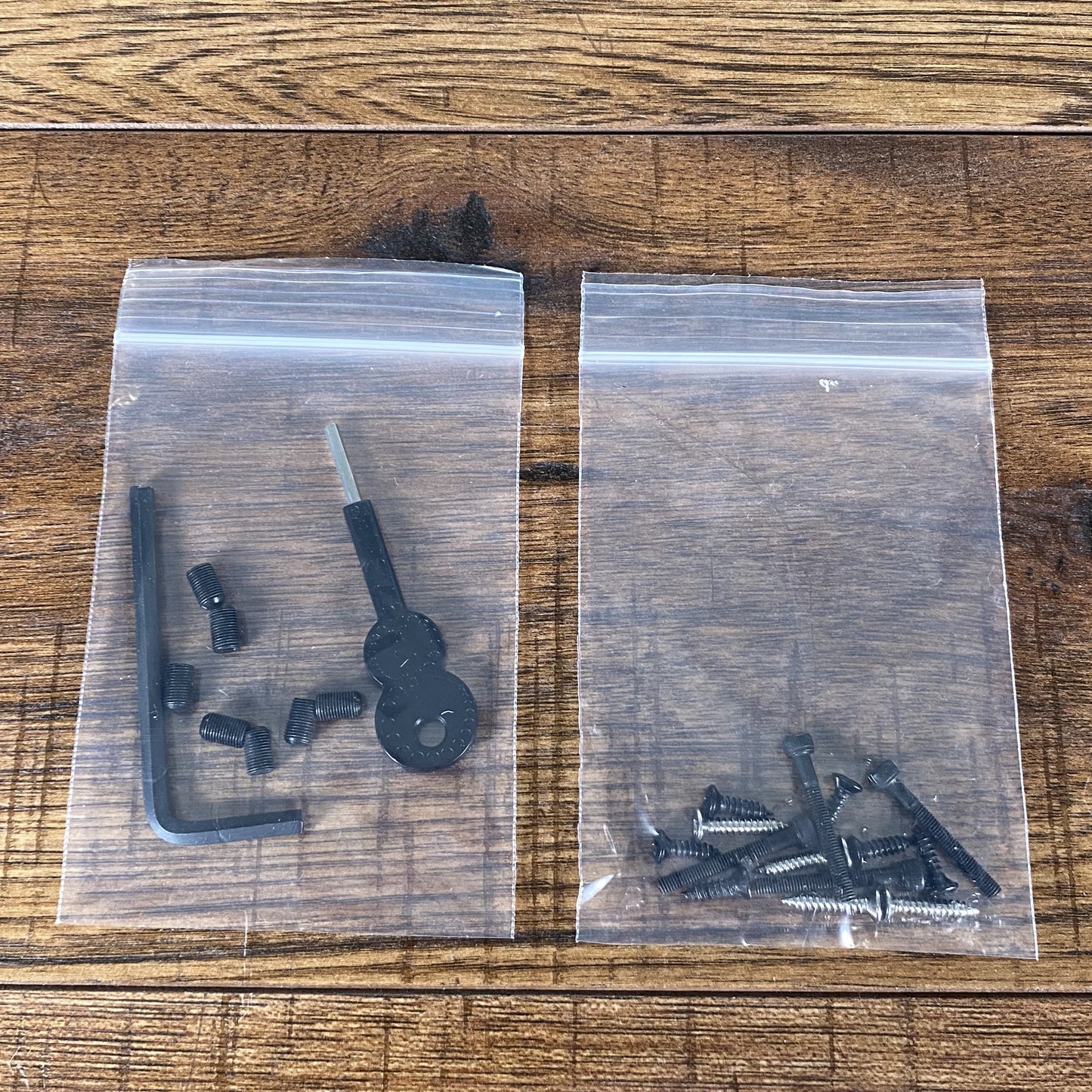 Evertune F Model 6 String Electric Guitar Bridge Kit Used Black with Chrome Saddles Used