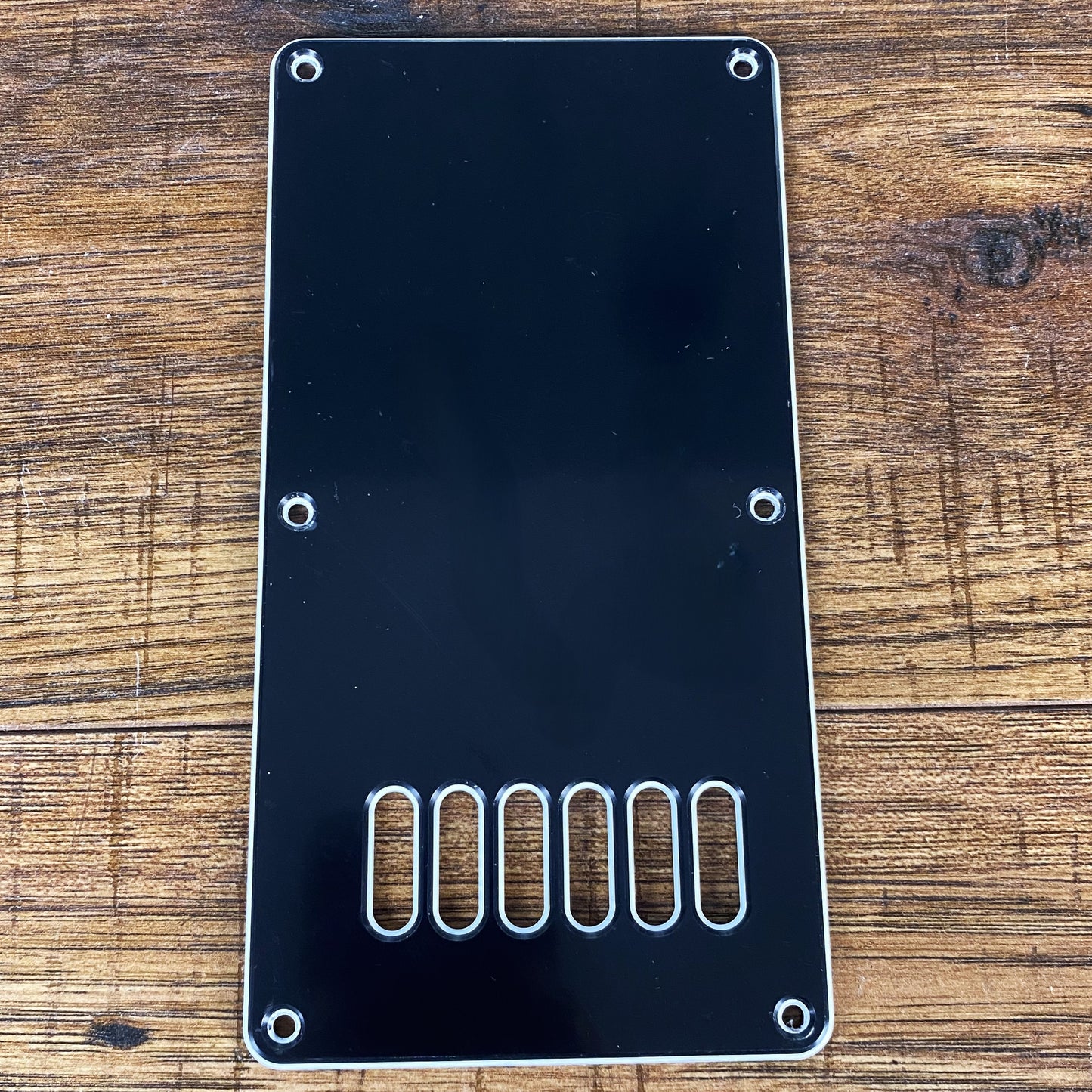 Evertune F Model 6 String Electric Guitar Bridge Kit Used Black with Chrome Saddles Used