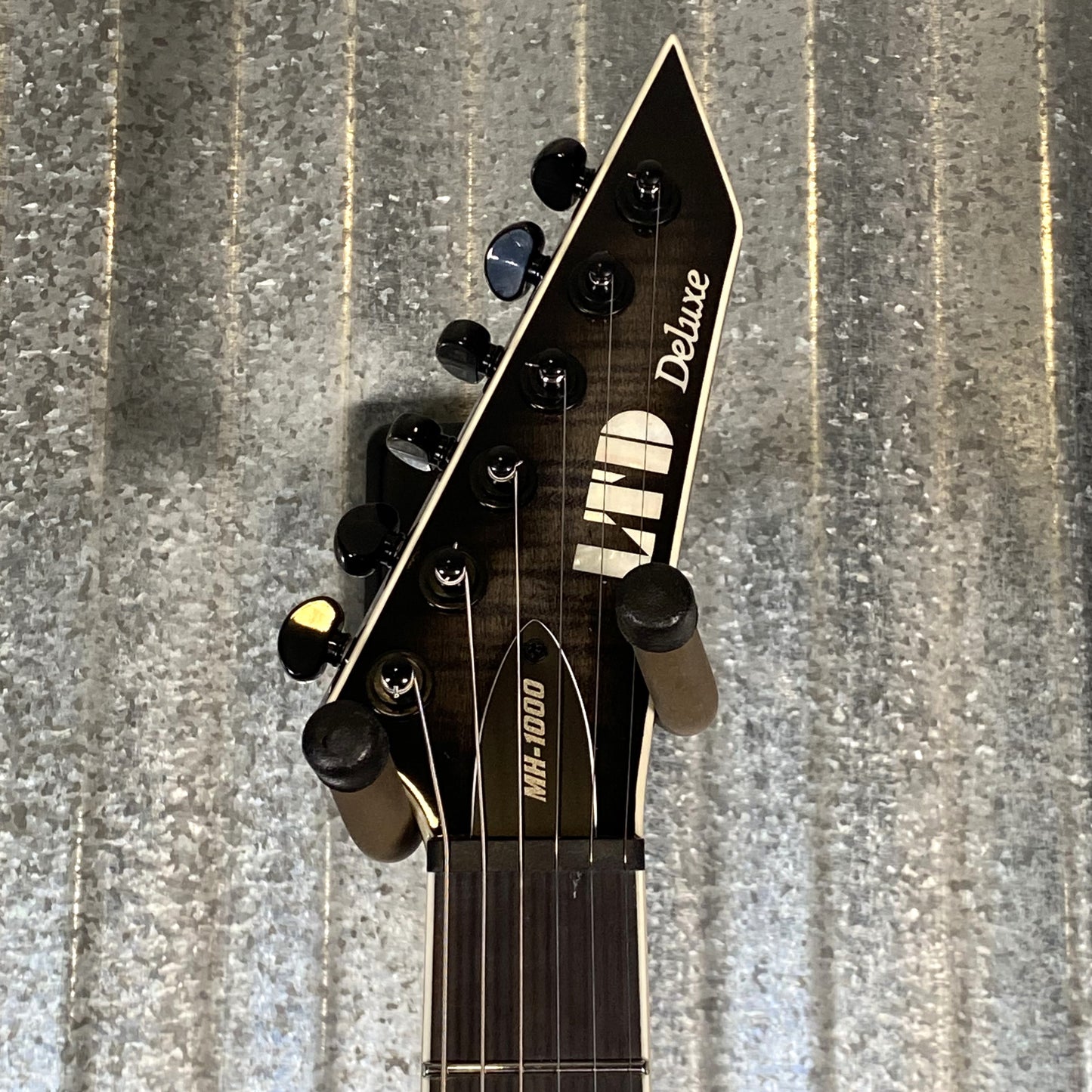 ESP LTD MH-1000 Evertune Charcoal Burst Guitar LMH1000ETFMCHB #1727 Used