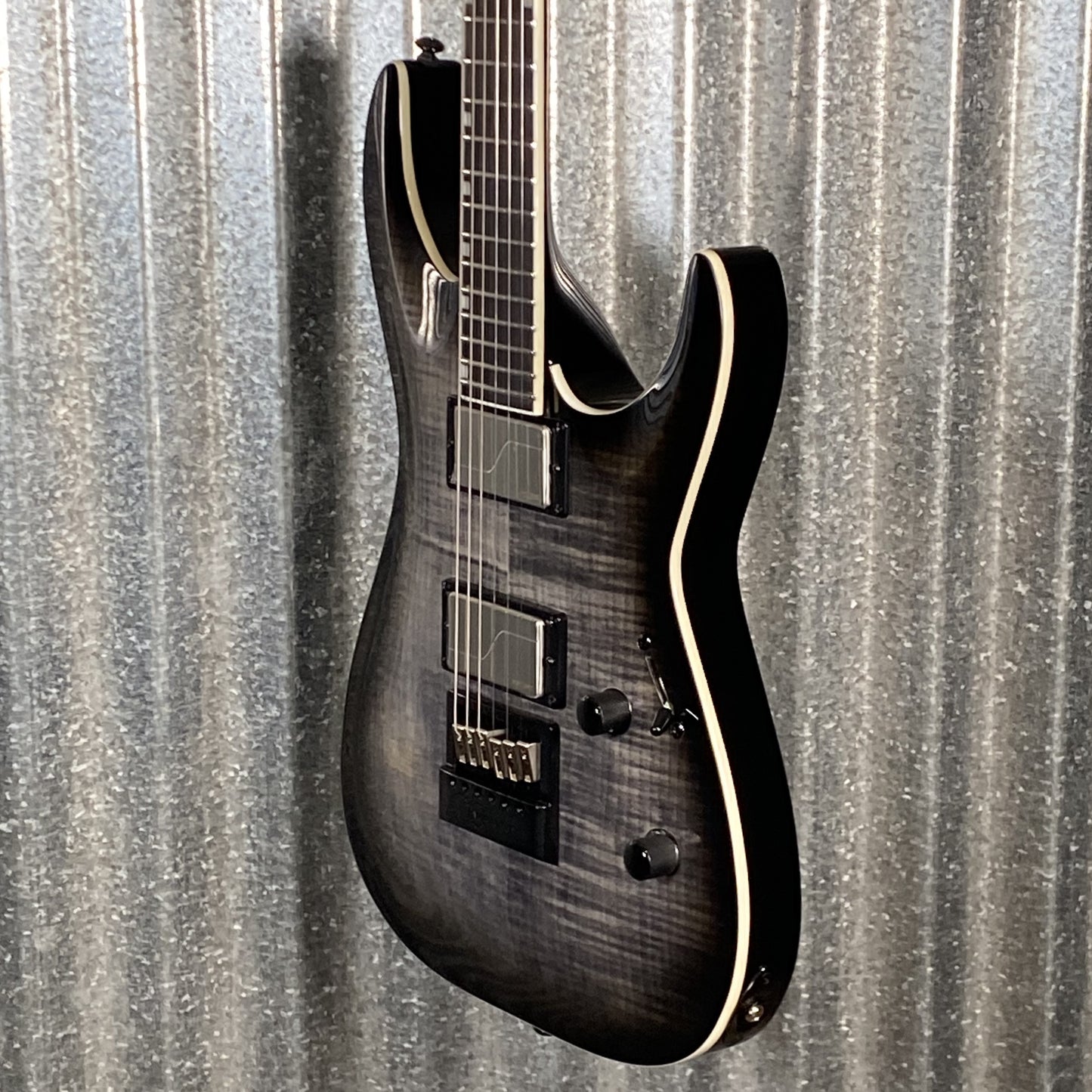 ESP LTD MH-1000 Evertune Charcoal Burst Guitar LMH1000ETFMCHB #1727 Used