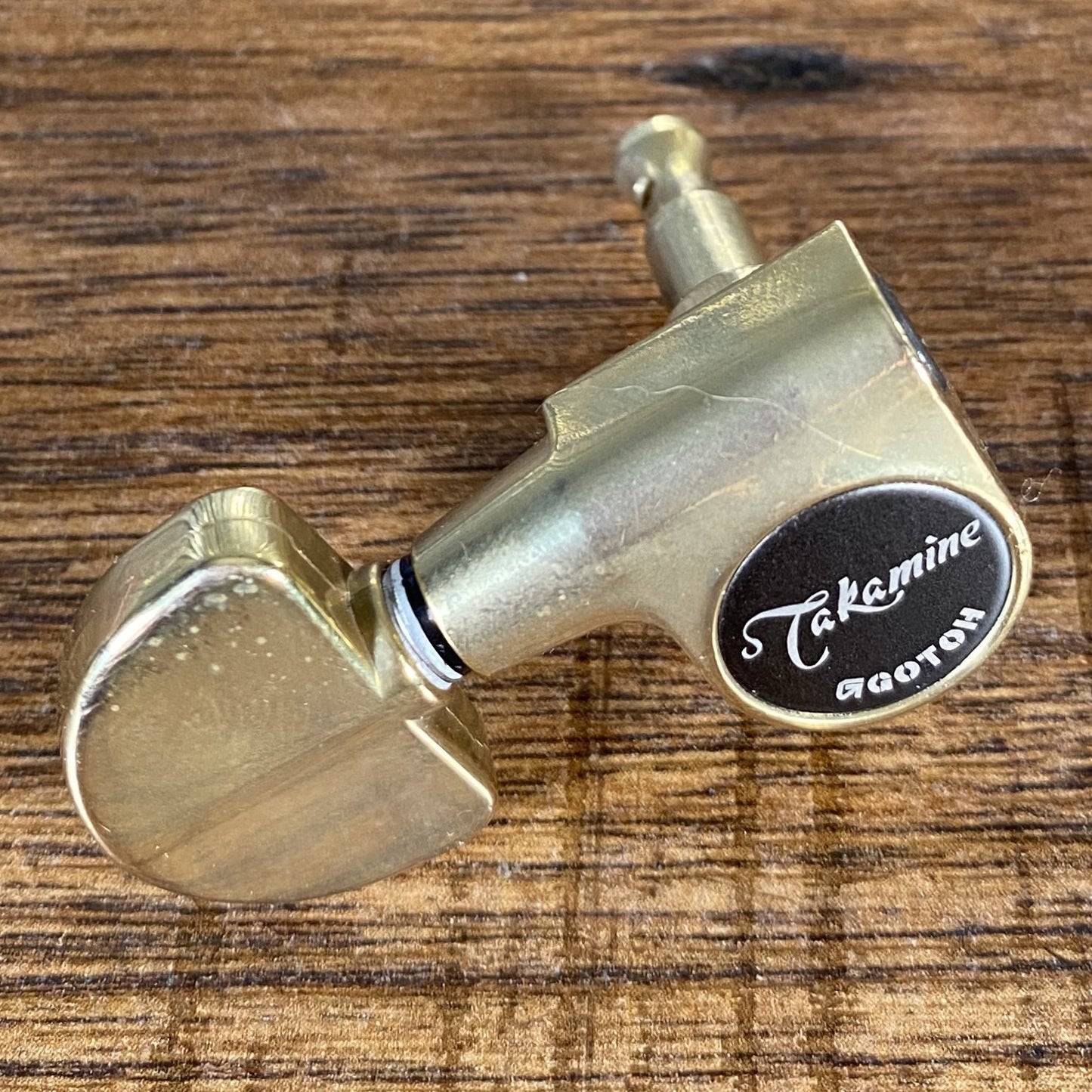 Takamine Japan Gotoh SG301 3+3 Tuning Machine Set Gold Satin Used