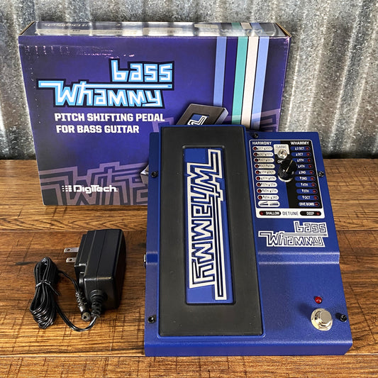DigiTech Bass Whammy Pitch Bending Bass Guitar Effect Pedal & Power Supply