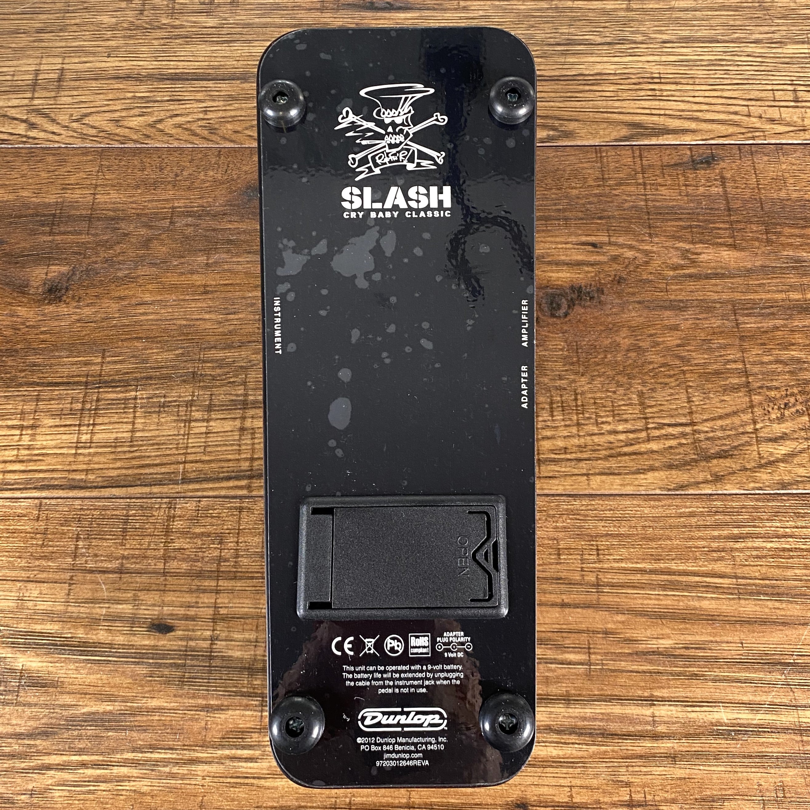 Dunlop SC95 Slash Cry Baby Classic Wah Guitar Effect Pedal