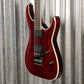 ESP LTD MH-1000 Quilt Top See-Thru Black Cherry Guitar LMH1000QMFRSTBC #0331 Used