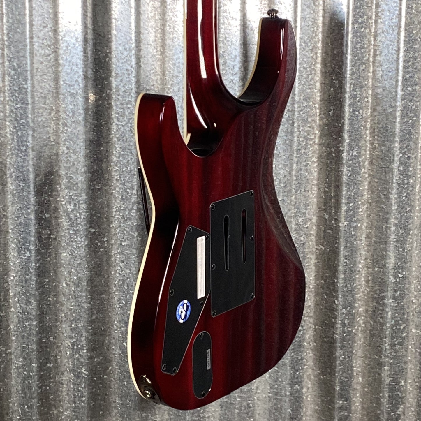 ESP LTD MH-1000 Quilt Top See-Thru Black Cherry Guitar LMH1000QMFRSTBC #0331 Used