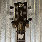 ESP LTD EC-1000 Evertune Bold Binding Black Satin Guitar LEC1000ETBBBLKS #0090 Used