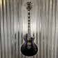 ESP LTD EC-1000 Evertune Bold Binding Black Satin Guitar LEC1000ETBBBLKS #0090 Used