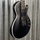 ESP LTD EC-1000 Evertune Bold Binding Black Satin Guitar LEC1000ETBBBLKS #0090 Used