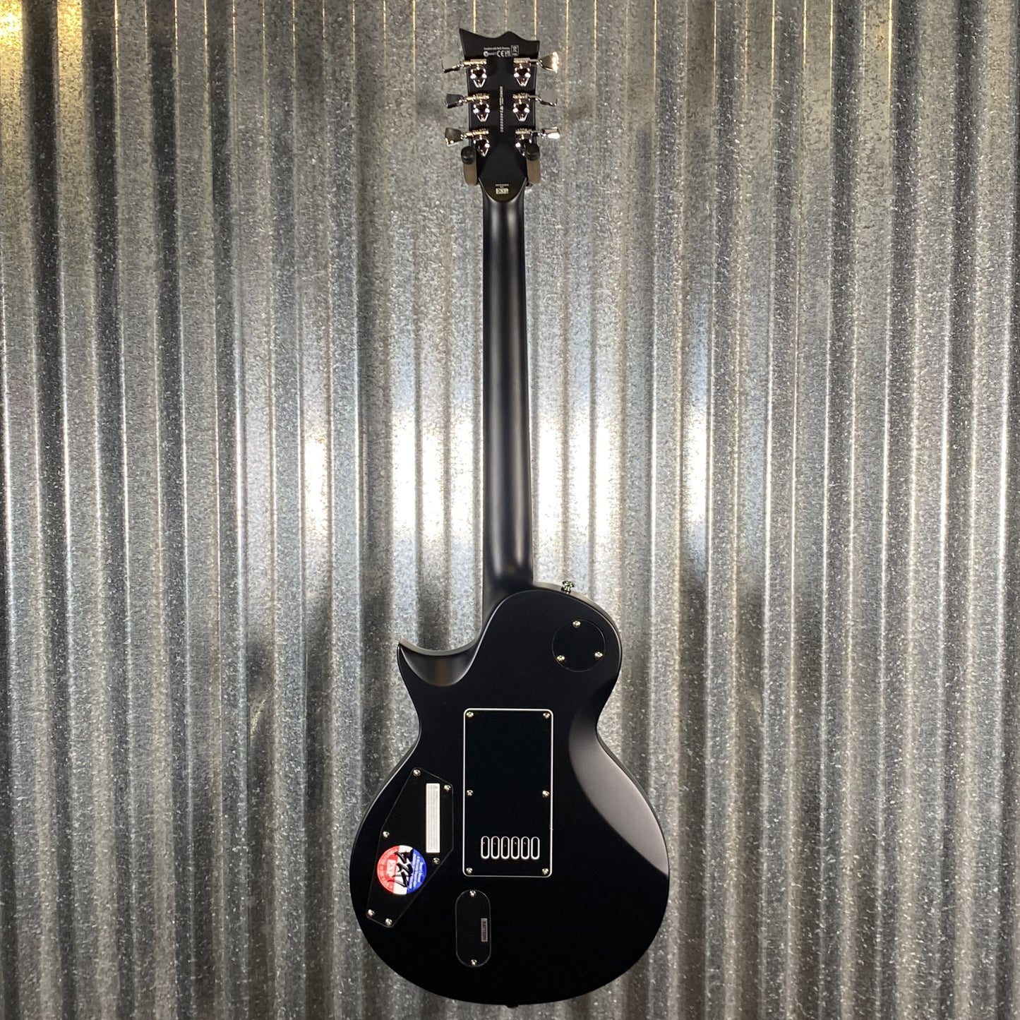 ESP LTD EC-1000 Evertune Bold Binding Black Satin Guitar LEC1000ETBBBLKS #0090 Used