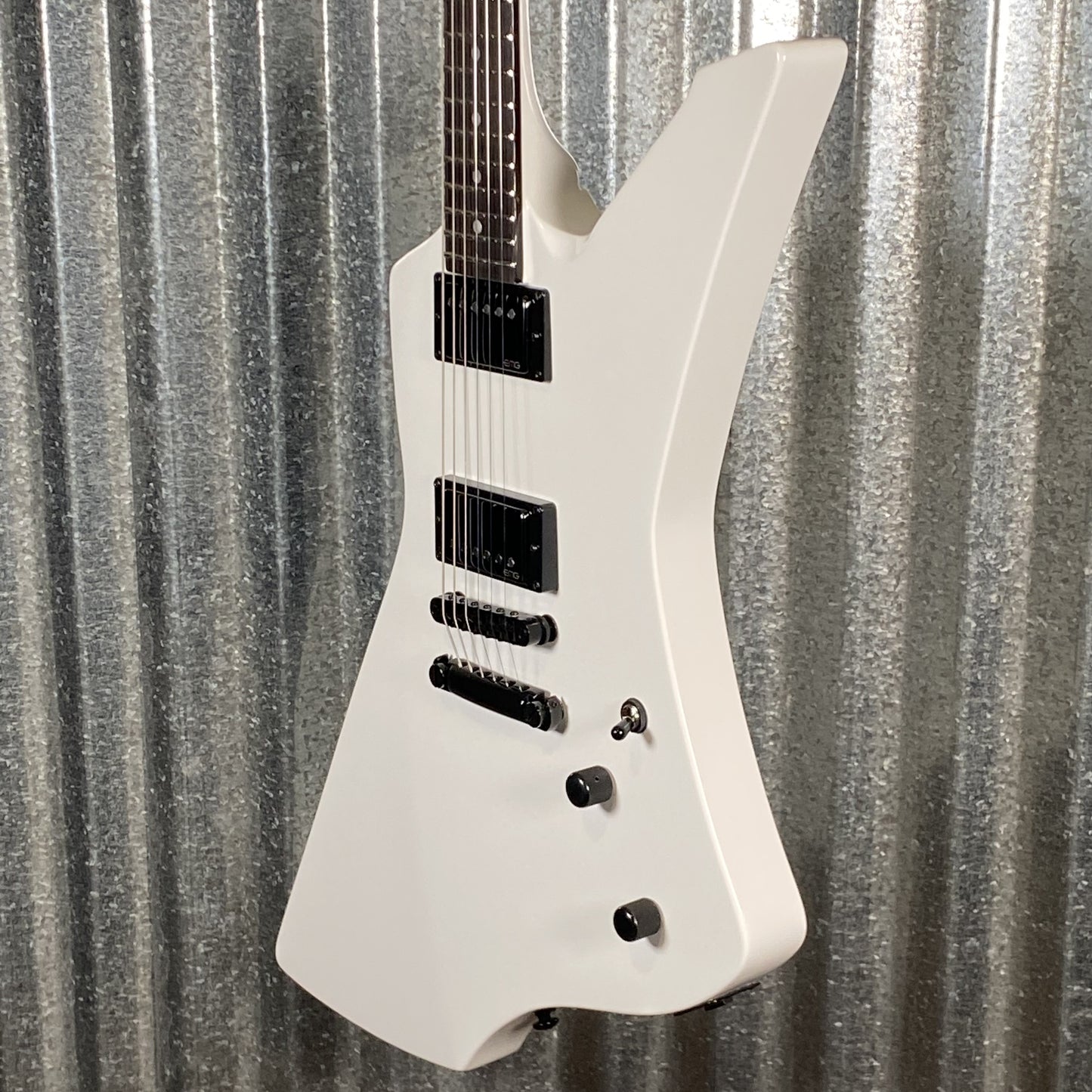 ESP LTD James Hetfield Snakebyte Snow White EMG Guitar & Case LSNAKEBYTESW #0241 Used