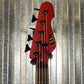 ESP LTD AP-5 Candy Apple Red Satin 5 String Bass LAP5CARS #0065 Used