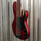 ESP LTD AP-5 Candy Apple Red Satin 5 String Bass LAP5CARS #0065 Used