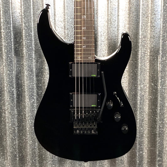 ESP LTD KH-602 Kirk Hammett EMG Black Guitar & Case LKH602 #0407 Used