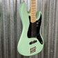 Fender American Performer 4 String Jazz Bass Satin Surf Green #2745 Used