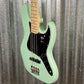 Fender American Performer 4 String Jazz Bass Satin Surf Green #2745 Used