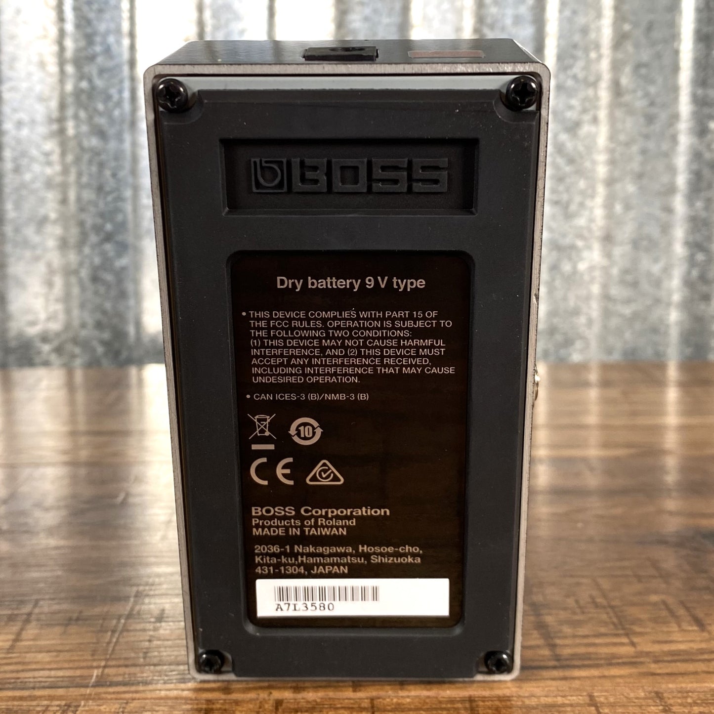 Boss BB-1X Bass Driver Overdrive Effect Pedal