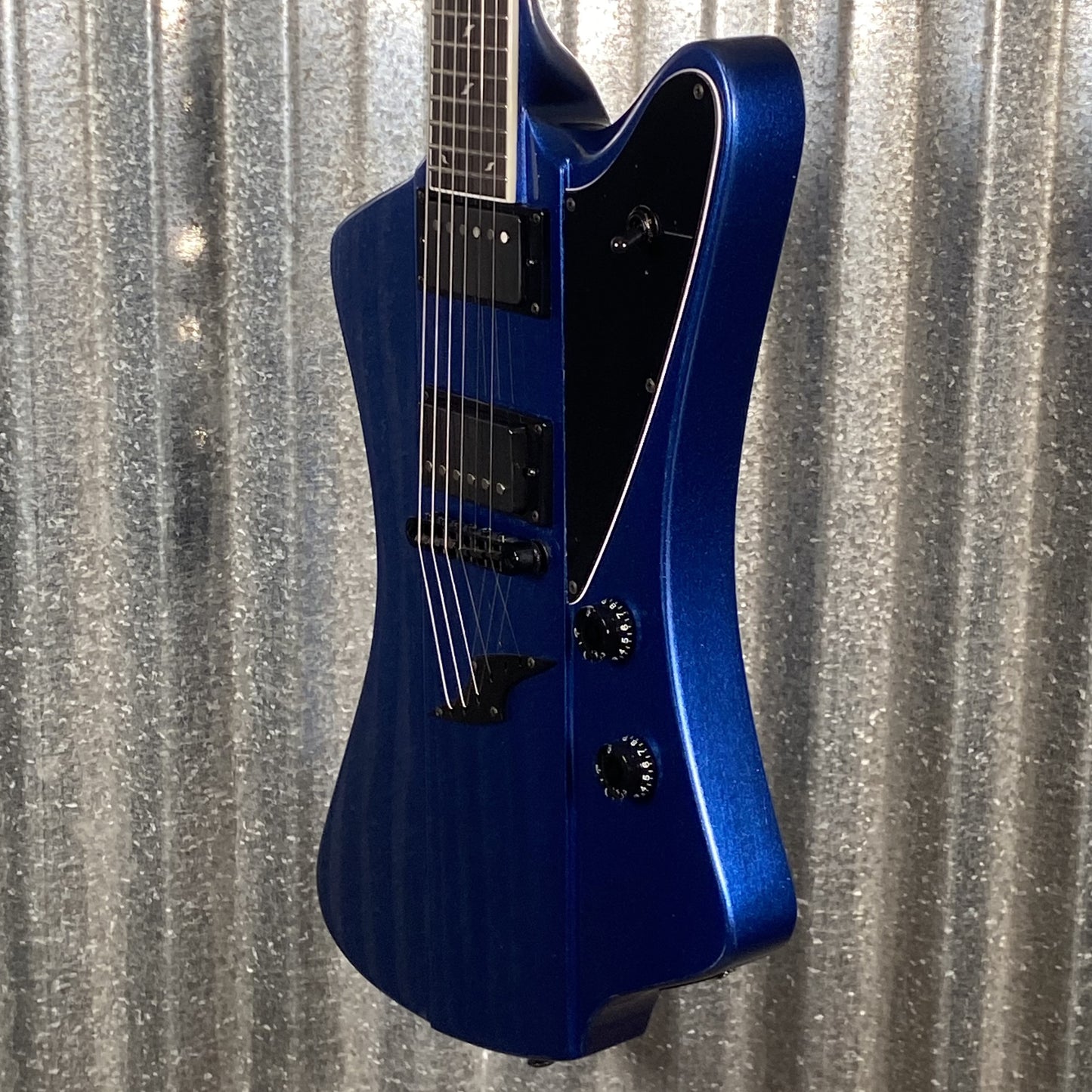 Westcreek Guitars Mirage T Bird Style Dual Humbucker Guitar Blue #0051 Used