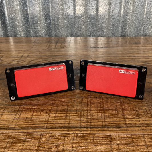 ESP Designed LTD Gary Holt LH-301 Neck Bridge Humbucker Set Red Used