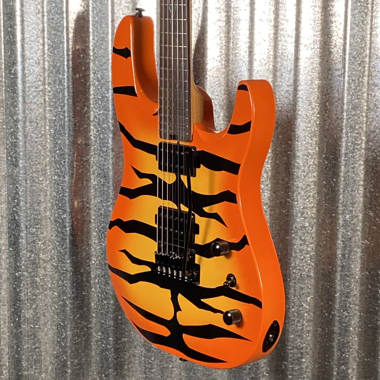 Westcreek Guitars Aetheris Superstrat Yellow Tiger Guitar #0182 Used