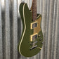 Reverend Descent RA Army Green Baritone Guitar #67704