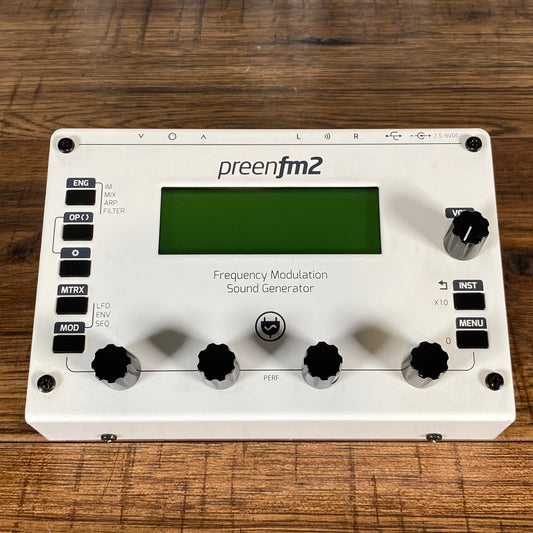 Xavier Hosxe PreenFM2 Desktop Synthesizer Sound Generator White Used