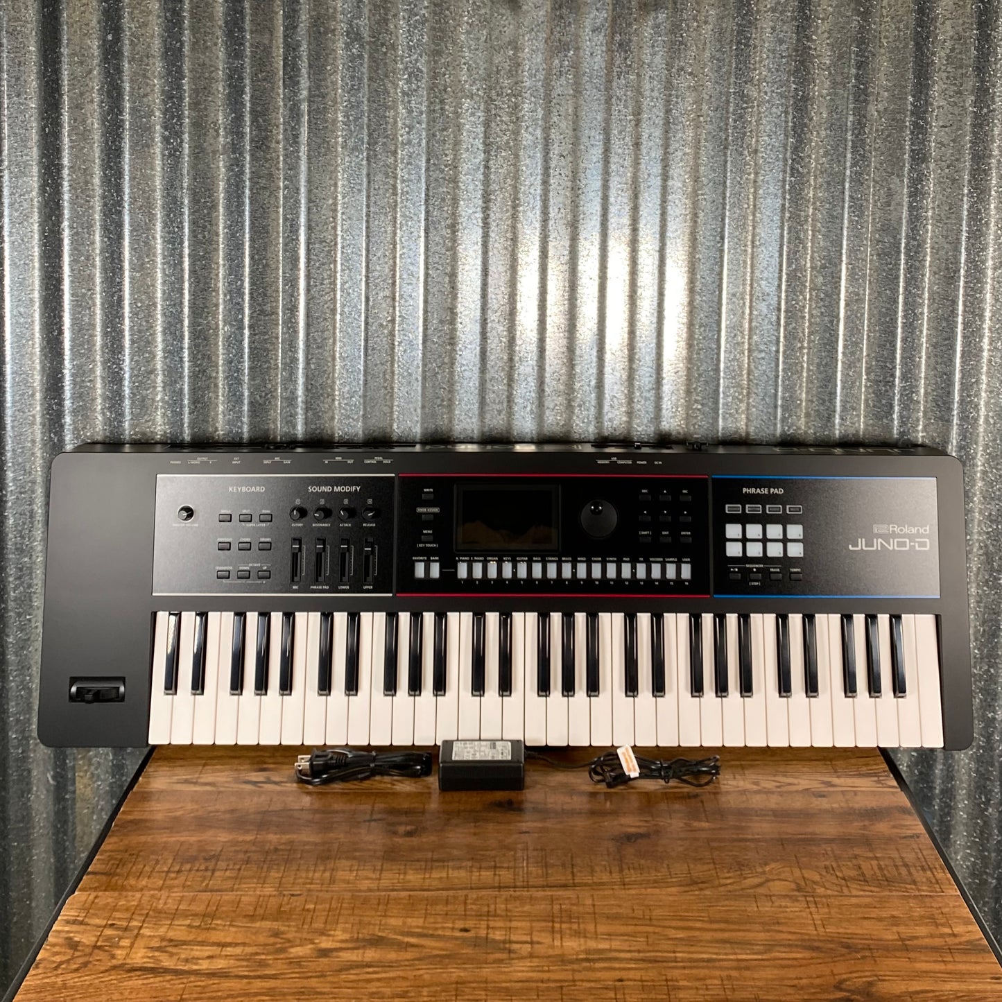 Roland Juno D6 61 Key Synthesizer Sequencer Used
