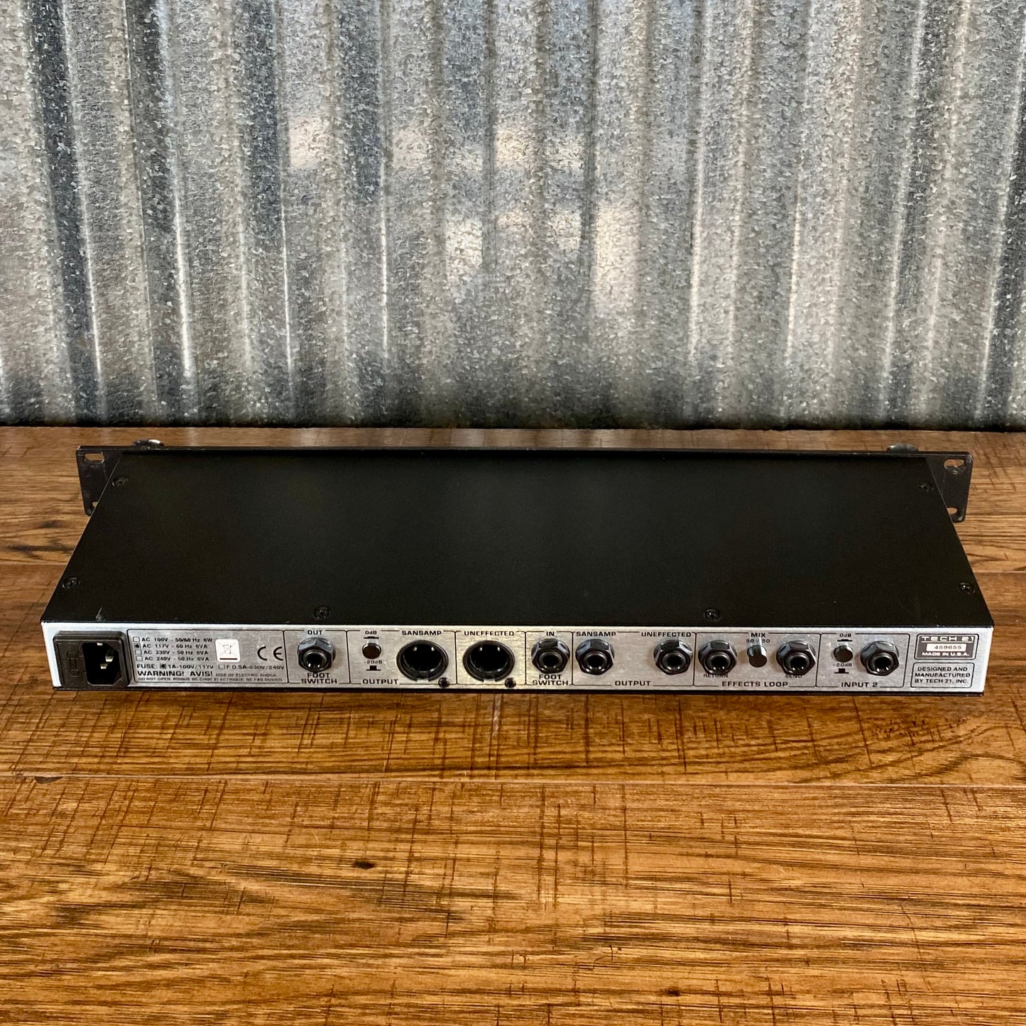 Tech 21 RBI Sansamp Rackmount Bass Preamp Used
