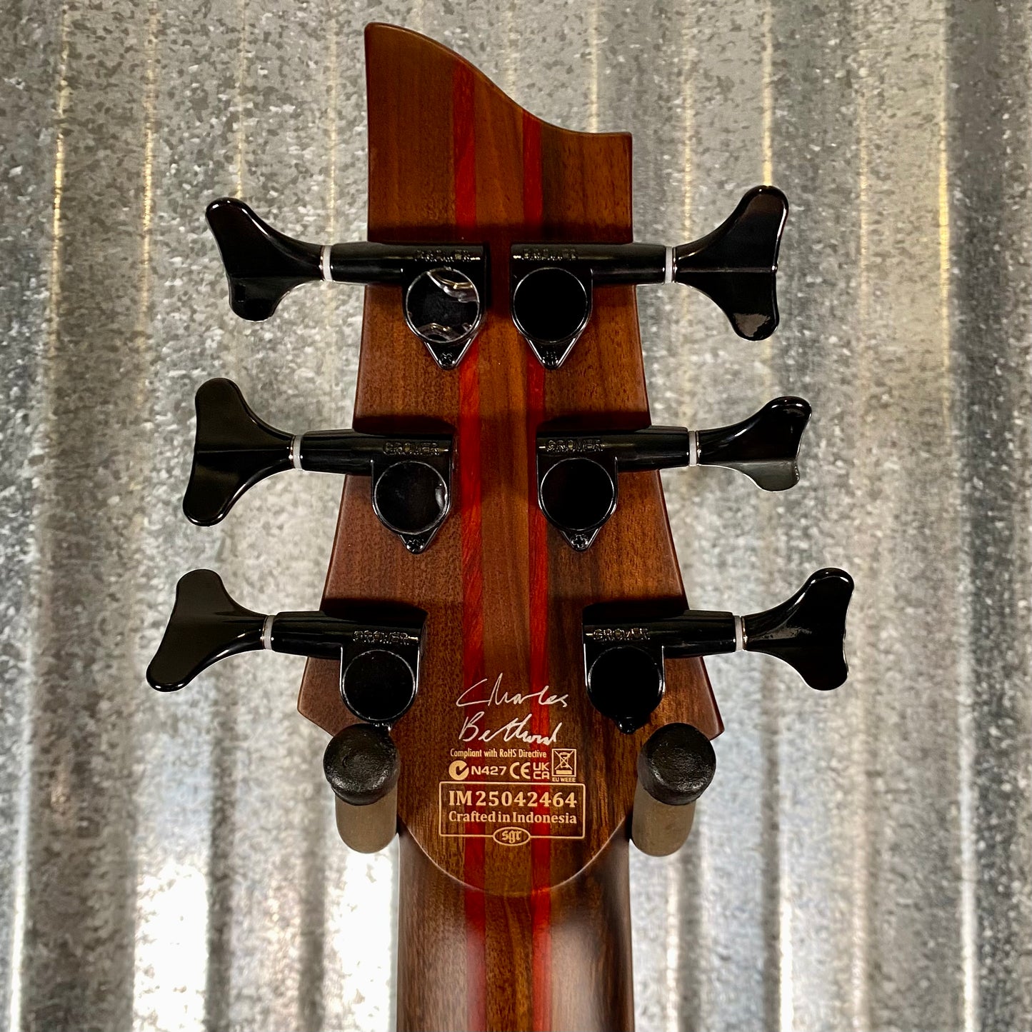 Schecter Charles Berthoud CB-6 Natural 6 String Bass #2464