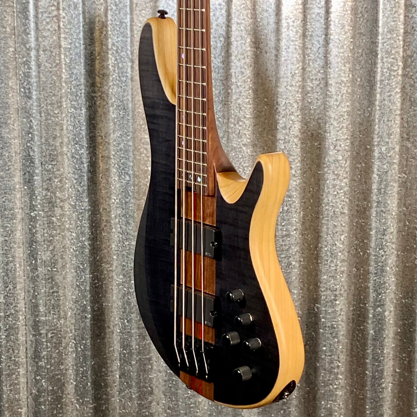 Schecter CB-4 Charles Berthoud 4 String Bass See Thru Black Satin #1769