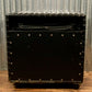 Kustom K100C-6 Tuck and Roll 15" Two Channel 50 Watt Solid State Vintage Guitar Bass Amplifier Combo Black Used
