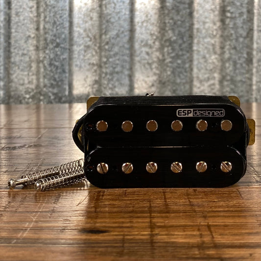 ESP Designed LTD LH-150B Humbucker Guitar Pickup Bridge Black #1 Used