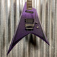 ESP LTD Alexi Laiho Ripped Sawtooth Arrow Purple Fade Satin Guitar & Case ALEXIRIPPED #3509 Used