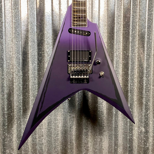 ESP LTD Alexi Laiho Ripped Sawtooth Arrow Purple Fade Satin Guitar & Case ALEXIRIPPED #3509 Used