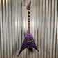 ESP LTD Alexi Laiho Ripped Sawtooth Arrow Purple Fade Satin Guitar & Case ALEXIRIPPED #3509 Used