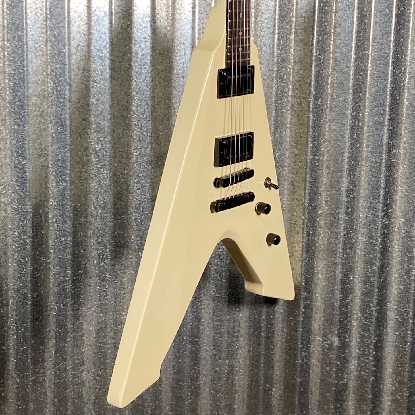 ESP LTD Vulture James Hetfield Olympic White EMG Guitar & Case #4671 Used