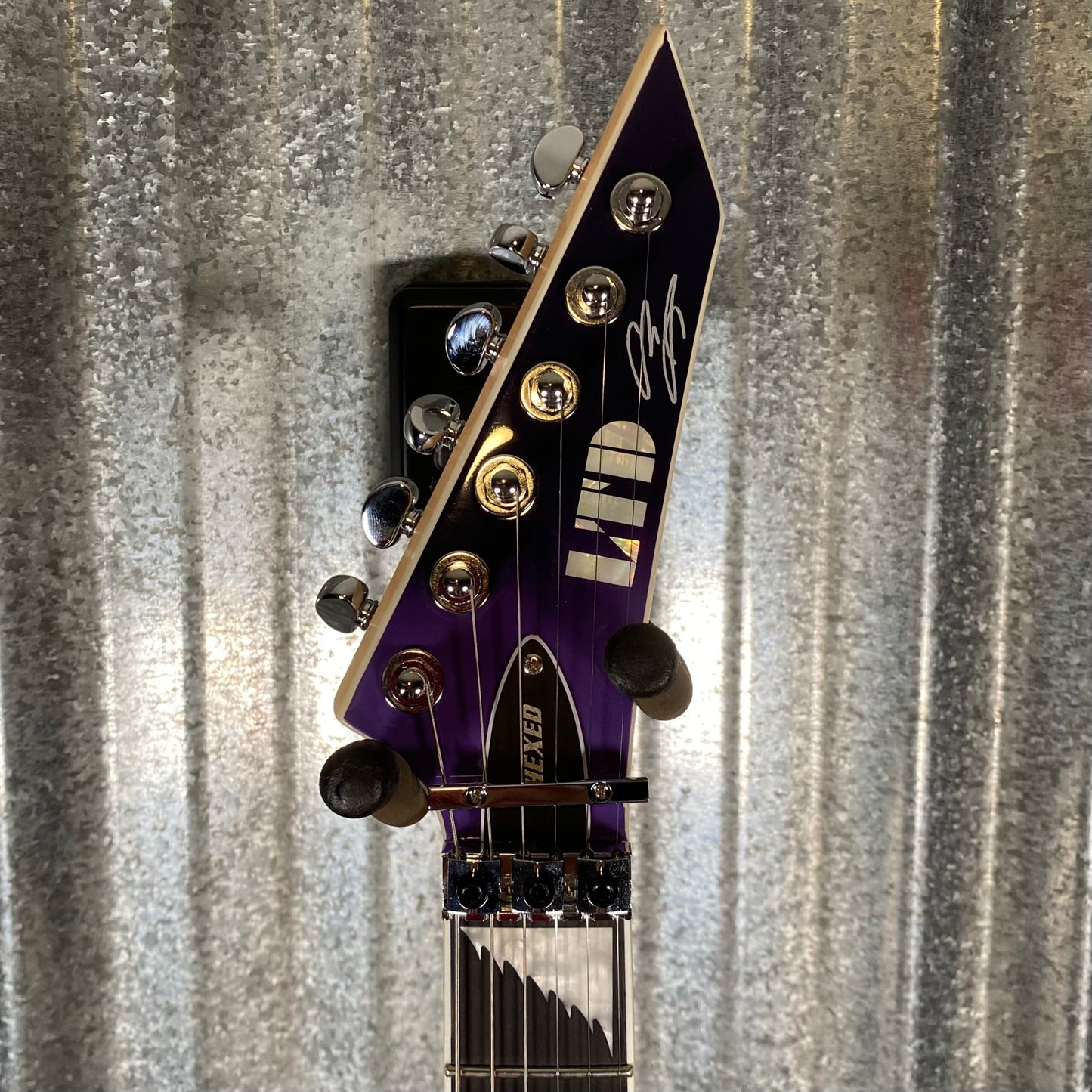 ESP LTD Alexi Laiho Hexed Sawtooth Arrow Purple Fade Satin Guitar & Case LALEXIHEXED #0021 Used