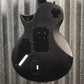 ESP LTD EC-1000FR Floyd Rose Black Guitar LEC1000FRBLK #1105 Used