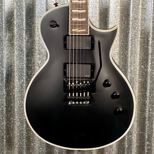 ESP LTD EC-1000FR Floyd Rose Black Guitar LEC1000FRBLK #1105 Used